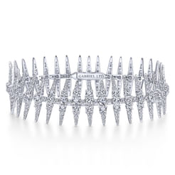 18K-White-Gold-Diamond-Spikes-Tennis-Bracelet1