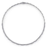 18K White Gold Diamond Statement Necklace - 4 ct