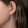 18K White Gold Diamond Stud Earrings - 1.5 ct
