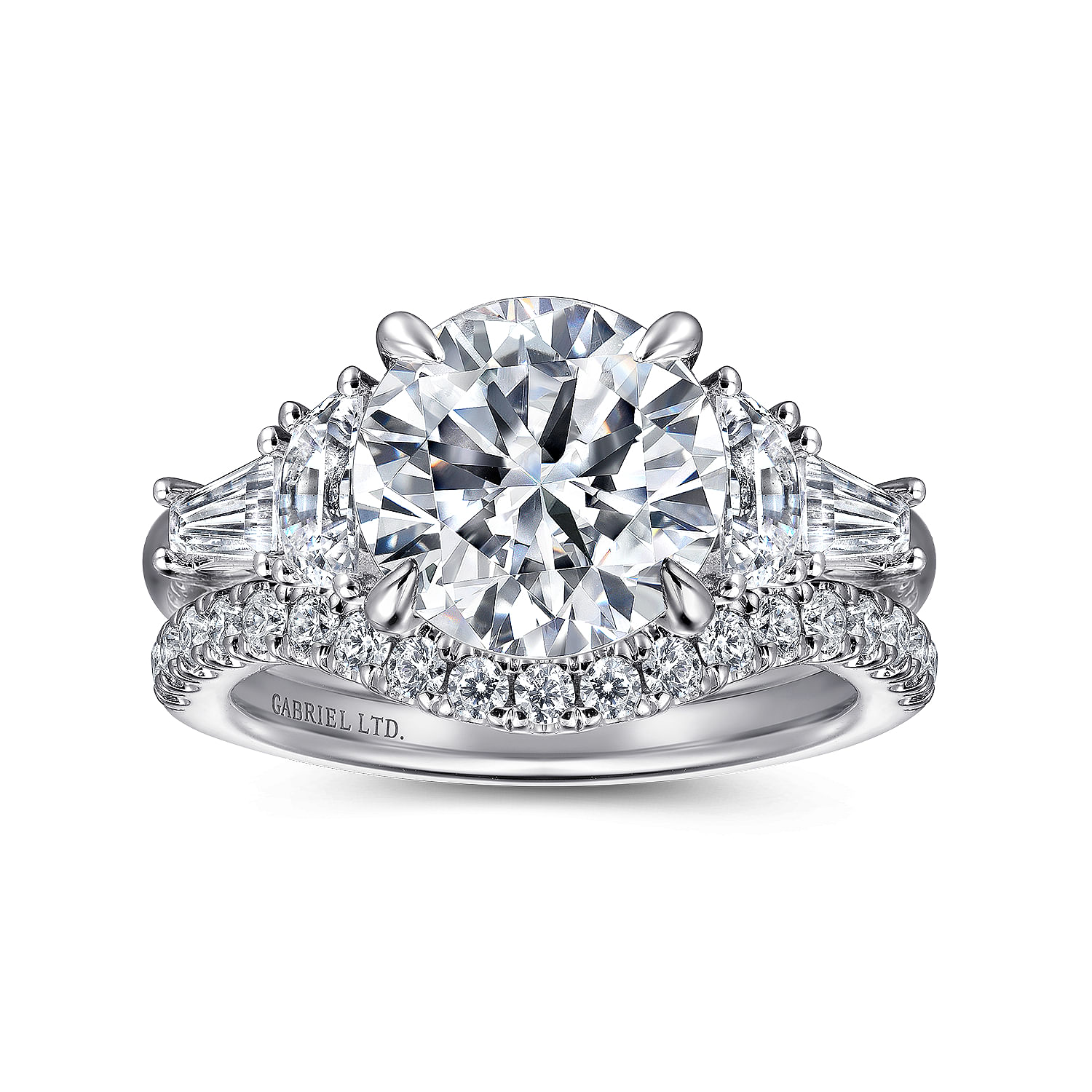 18K White Gold Diamond Wedding Band - 0.32 ct - Shot 4