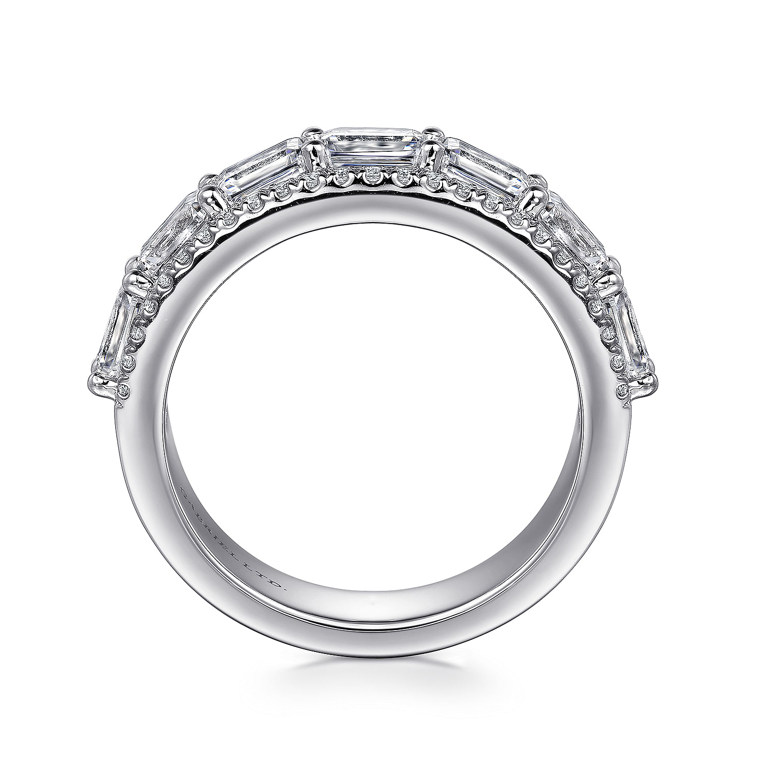 925/18K WHITEGOLD popular ETERNITY RING DD113 SIZE 9