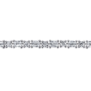 18K-White-Gold-Emerald-cut-and-Round-Diamond-Tennis-Bracelet2