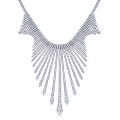 18K-White-Gold-Graduating-Spikes-Diamond-Statement-Necklace1