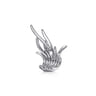 18K White Gold Layered Multi Row 25mm Diamond Huggie - 1.7 ct