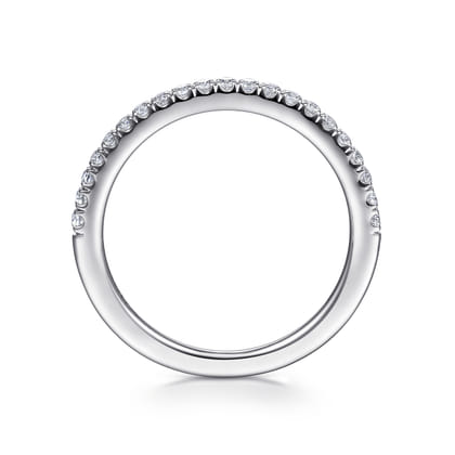 18K White Gold Matching Wedding Band