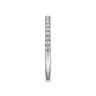 18K White Gold Matching Wedding Band - 0.22 ct