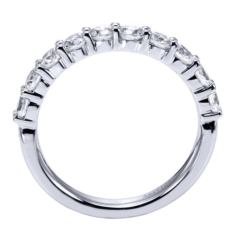 18K White Gold Matching Wedding Band - 0.95 ct - Shot 2