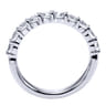 18K White Gold Matching Wedding Band - 0.95 ct