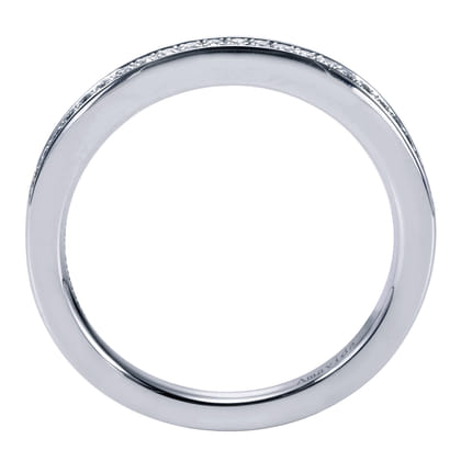 18K White Gold Matching Wedding Band