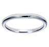 18K White Gold Matching Wedding Band
