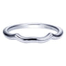 18K White Gold Matching Wedding Band