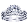 18K White Gold Matching Wedding Band