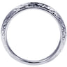 18K White Gold Matching Wedding Band