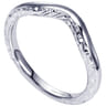 18K White Gold Matching Wedding Band