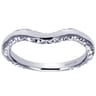 18K White Gold Matching Wedding Band