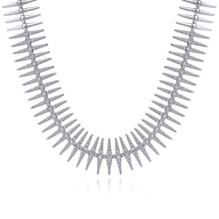 18K-White-Gold-Pave-Diamond-Spike-Statement-Necklace1
