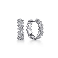 18K-White-Gold-Round-and-Baguette-Diamond-Huggie-Earrings1