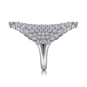 18K White Gold Statement Diamond Ring
