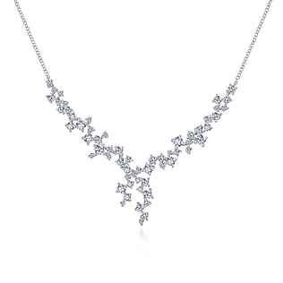 18K-White-Gold-Waterfall-Lariat-Diamond-Cluster-Necklace1