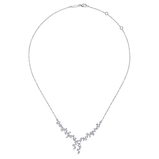 18K-White-Gold-Waterfall-Lariat-Diamond-Cluster-Necklace2