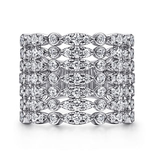 18K-White-Gold-Wide-Multi-Row-Diamond-Ring1
