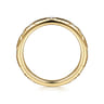 18K Yellow Gold Diamond Ladies Stackable Ring