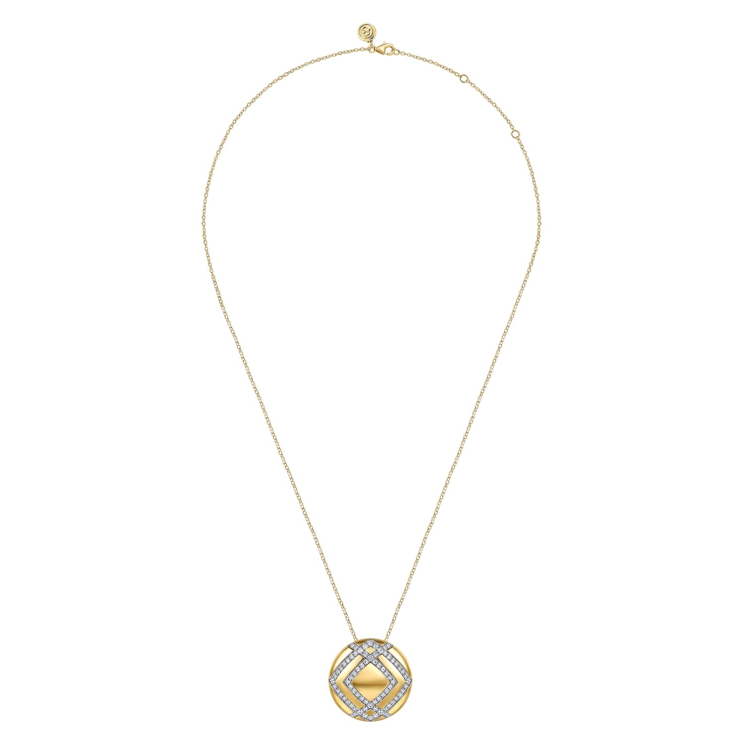 18K Yellow Gold Diamond Pendant Necklace @ $8000. Shop 18K Yellow Gold Diamond Pendant Necklace @ $8000. Shop