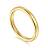 Straight Wedding Ring in 14k Yellow Gold with   at Gabriel & Co.