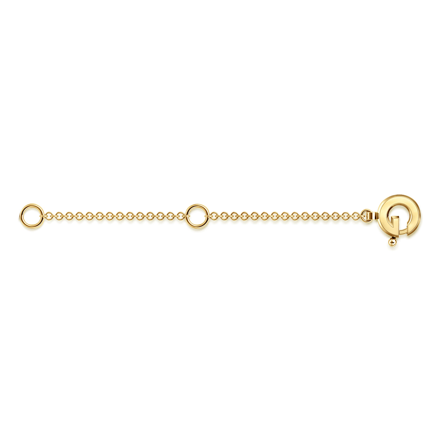 2 Inch 14K Yellow Gold Extension Chain - Shot 1