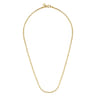20 Inch 2.5mm 14K Yellow Gold Men's Solid Box Chain Necklace