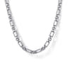 20 Inch 3mm 925 Sterling Silver Men's Solid Figaro Link Chain Necklace
