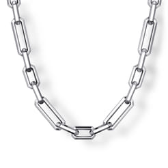 20 Inch 4.2mm 925 Sterling Silver Men's Solid Figaro Link Chain Necklace