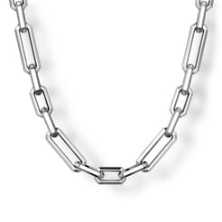20 Inch 4.2mm 925 Sterling Silver Solid Figaro Chain Necklace