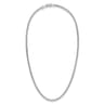 20 Inch 4mm 925 Sterling Silver Solid Men's Round Box Chain Necklace