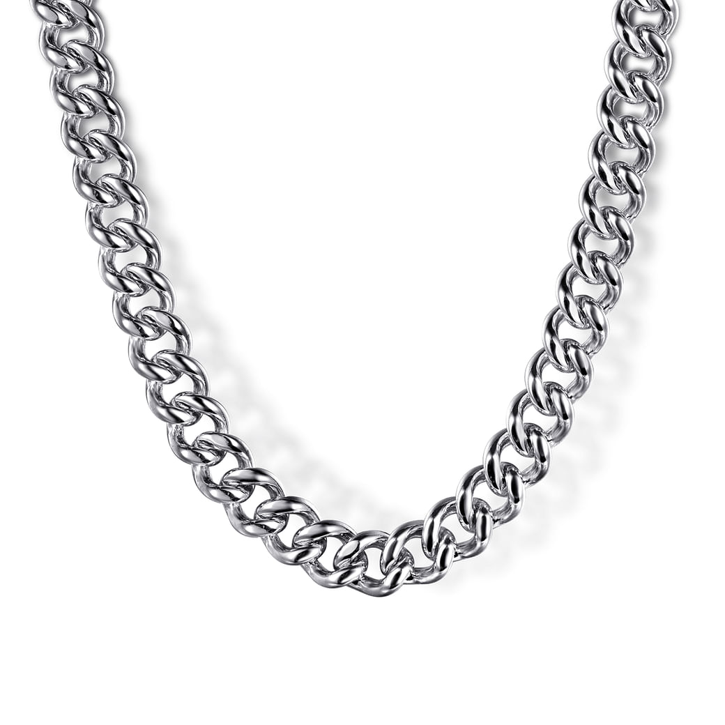 20 Inch 5mm 925 Sterling Silver Men's Hollow Cuban Link Chain