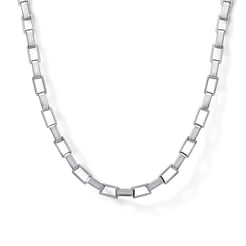 20 Inch 5mm 925 Sterling Silver Solid Men's Box Chain Necklace