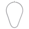 20 Inch 7mm 925 Sterling Silver Men's Solid Cuban Link Chain Necklace