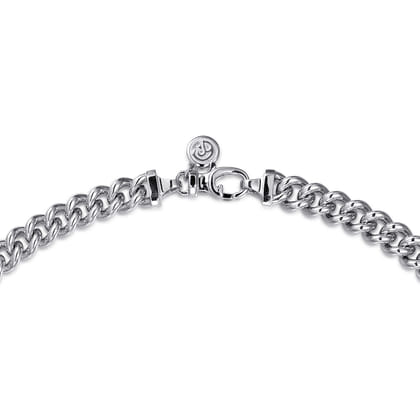 20 Inch 7mm 925 Sterling Silver Men's Solid Cuban Link Chain Necklace