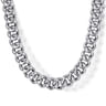 20 Inch 7mm 925 Sterling Silver Solid Men's Cuban Link Chain Necklace