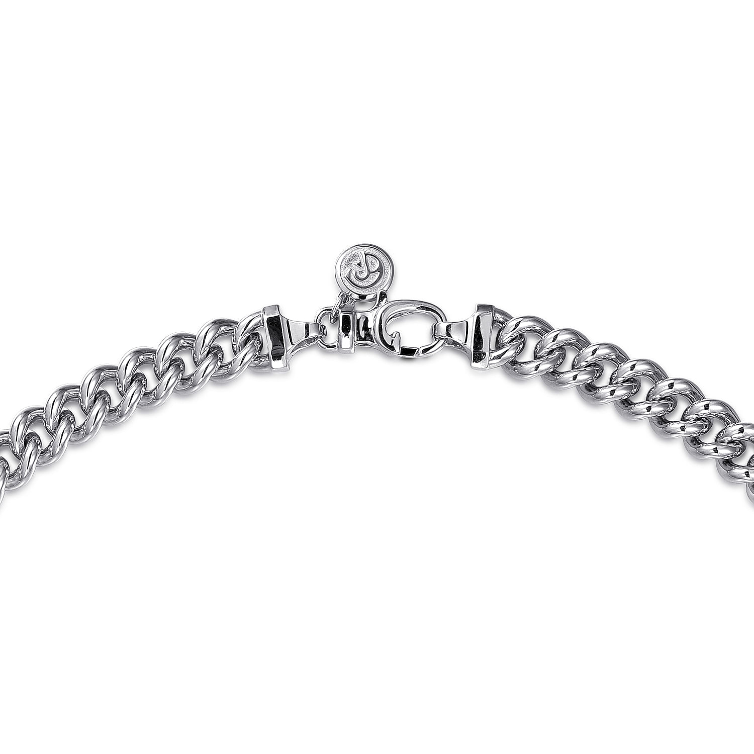 20 Inch 7mm 925 Sterling Silver Solid Men's Cuban Link Chain Necklace - Shot 3