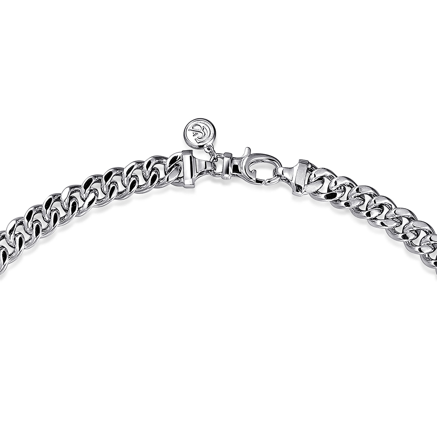 20 Inch 7mm 925 Sterling Silver Solid Men's Diamond Cut Cuban Link Necklace - Shot 3