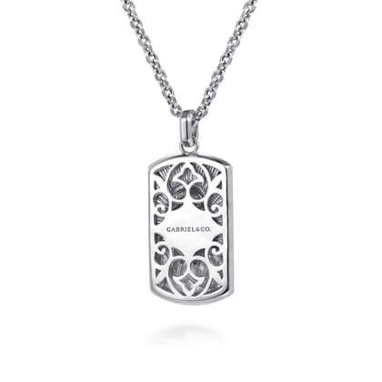 20 Inch 925 Sterling Silver Virgin Mary  Jesus Pendant Necklace