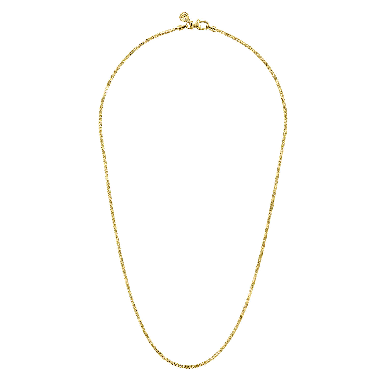 22-Inch-14K-Yellow-Gold-Hollow-Men's-Wheat-Chain-Necklace2