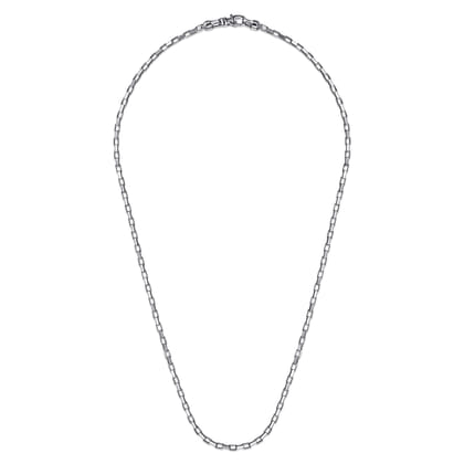 22 Inch 2.5mm 925 Sterling Silver Men's Solid Box Chain Necklace