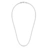 22 Inch 2.5mm 925 Sterling Silver Men's Solid Round Box Chain Necklace