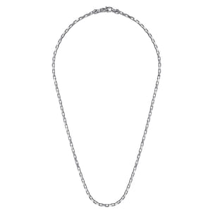 22 Inch 2.5mm 925 Sterling Silver Solid Men's Box Chain Necklace