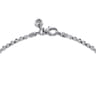 22 Inch 2.85mm 14K White Gold Men's Hollow Link Chain Necklace