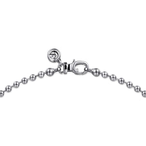 22 Inch 3mm 925 Sterling Silver Hollow Ball Chain Necklace
