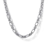 22 Inch 3mm 925 Sterling Silver Men's Solid Figaro Link Chain Necklace