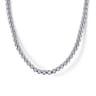 22 Inch 3mm 925 Sterling Silver Men's Solid Round Box Chain Necklace